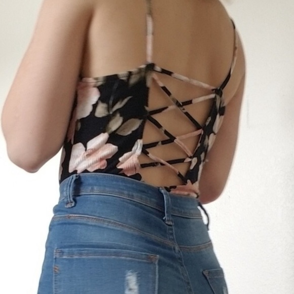 American Eagle soft and sexy ribbed bodysuit - Picture 2 of 6